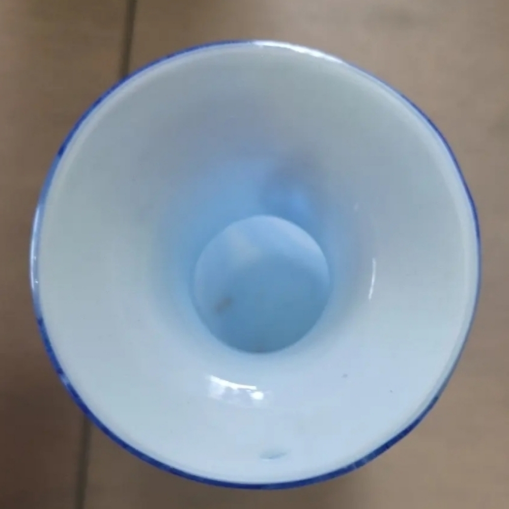 Authentic Murano Vase Blue - Picture 4 of 5